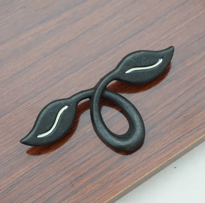 Ручки для выдвижных ящиков кухонного шкафа ручка 2 дюйма античная бронза черный