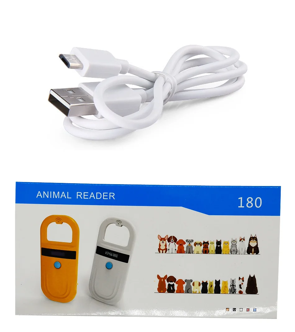 READELL ISO11785/84 FDX B животный микрочип сканер животных RFID считыватель собака Reader - Фото №1