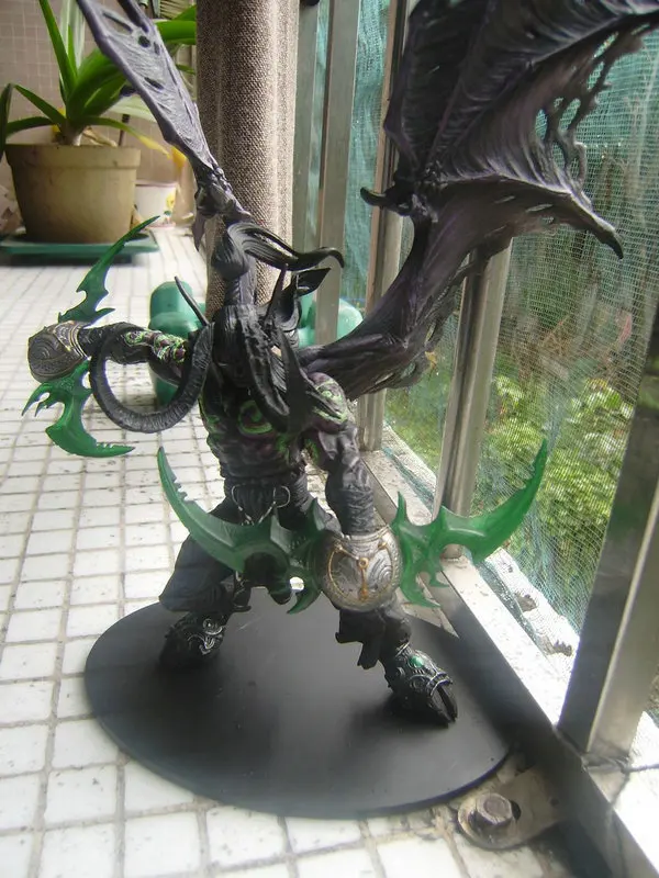 Demon Hunter Illidan мультяшная фигурка Вау модель фильма милые фигурки Коллекционная