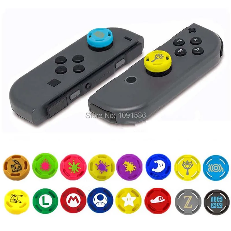 Силиконовые палочки для ручек Кепки s Nintendo Switch NS JoyCon контроллер кожи Joy Con