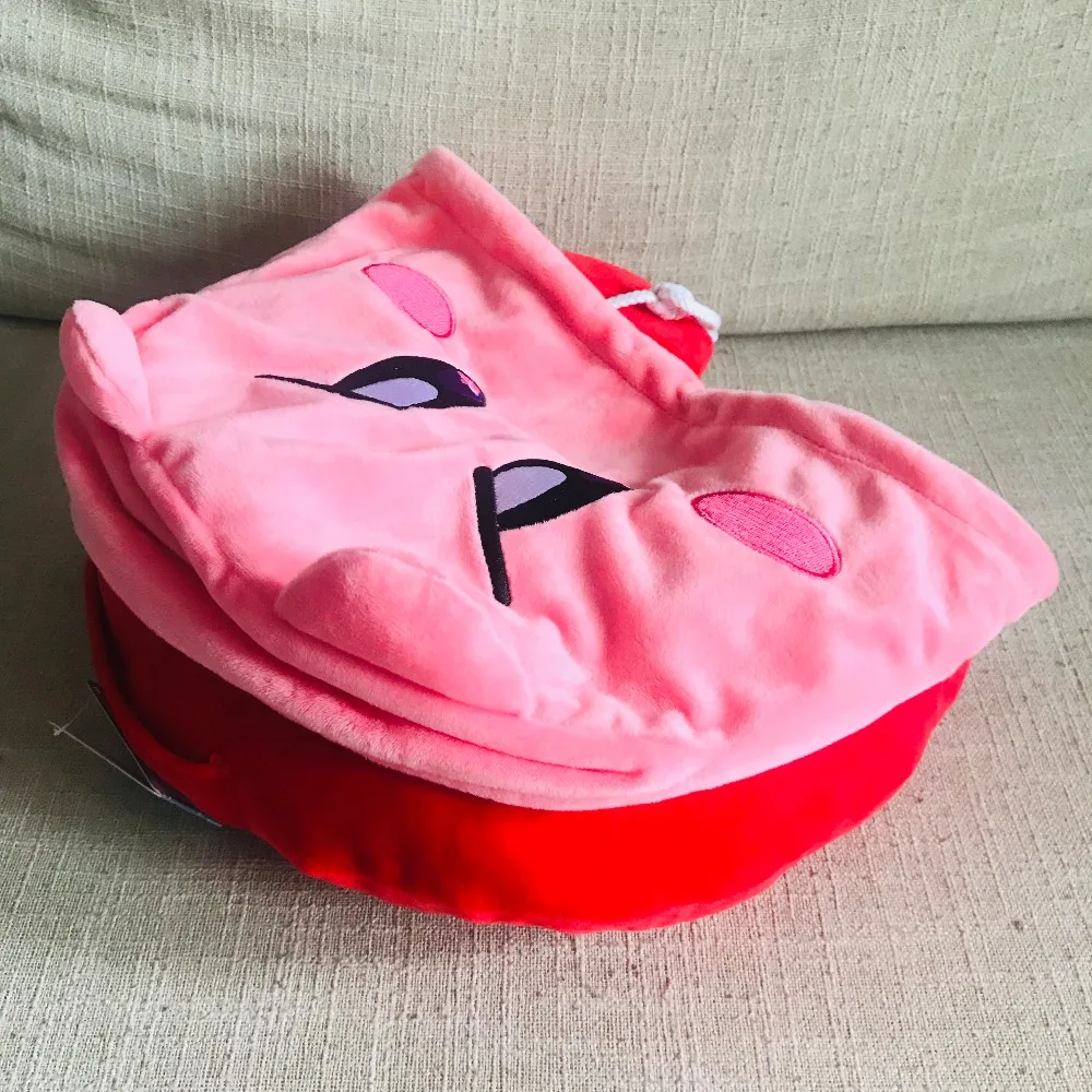 32CM Kirby Figure Plush Toy Star Soft Cartoon Hooded U-shaped Neck Pillow Siesta Car Travel | Игрушки и хобби