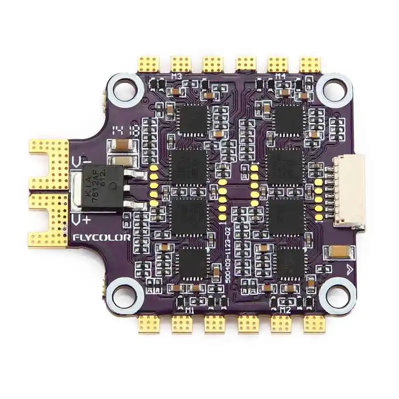 Высокая Мощность Flycolor X-башня F4 Полет контроллер OSD + 40A BLHeli_32 4 в 1 3-6 S ESC Dshot1200 ток