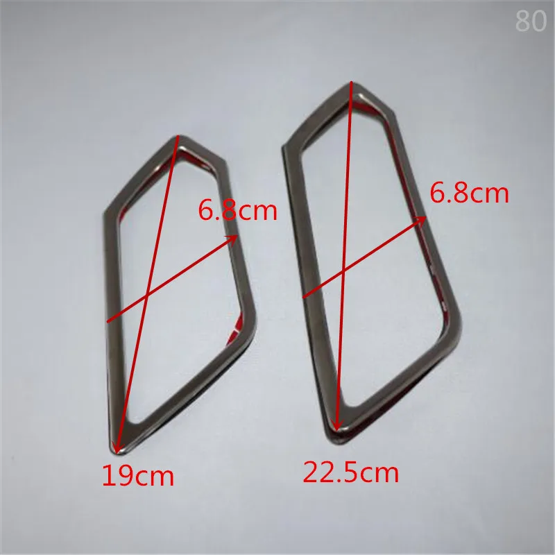 4 шт. декоративные наклейки на дверную ручку Touran из нержавеющей стали |