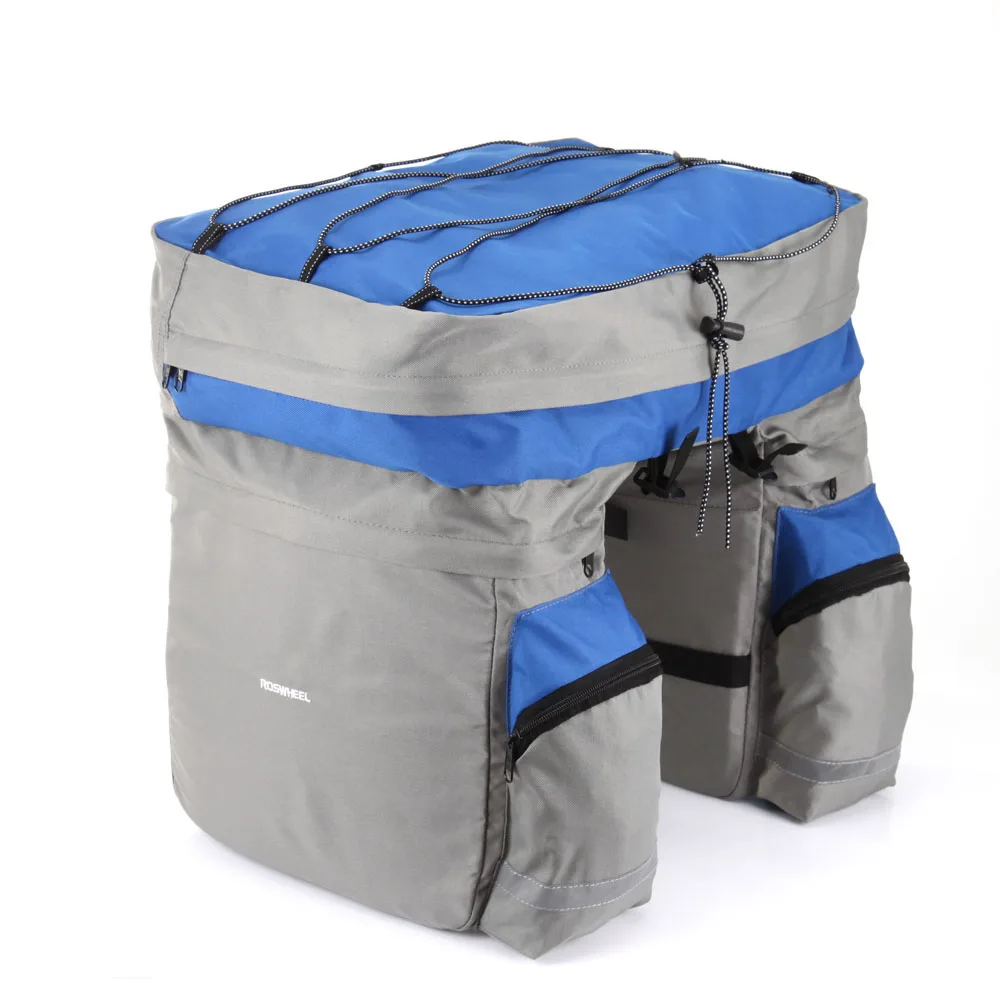 ROSWHEEL 60L велосипедная сумка MTB двухсторонняя задняя стойка для заднего сиденья