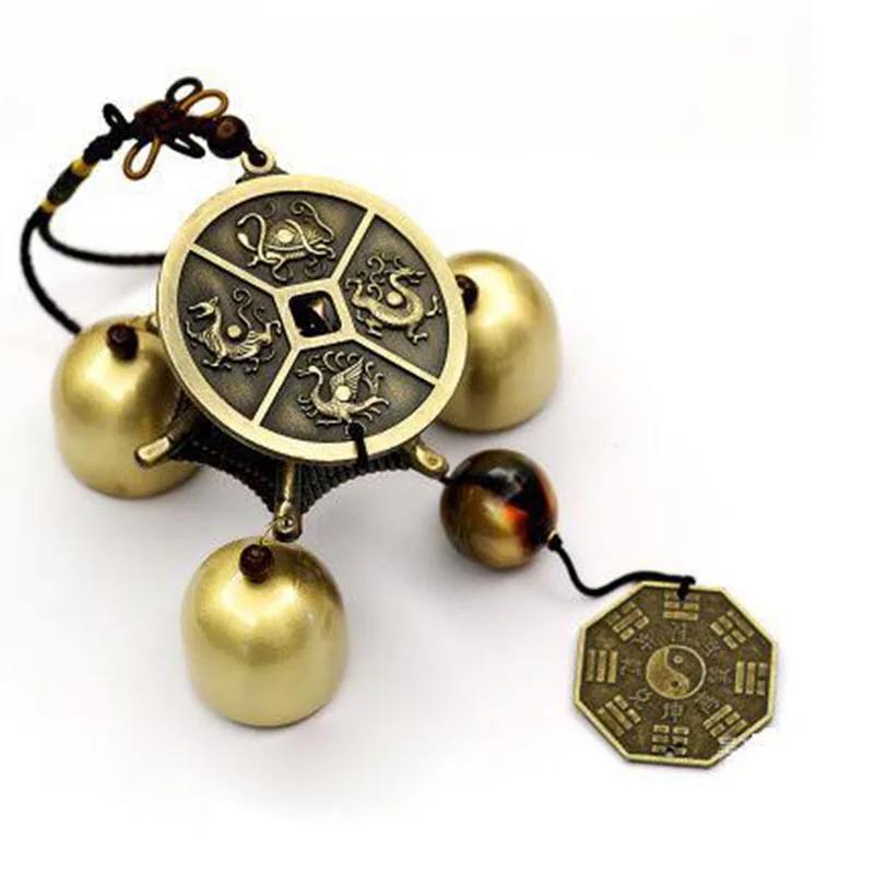 Колокольчик ветра колокольчик медный украшение для сада и дома металлический