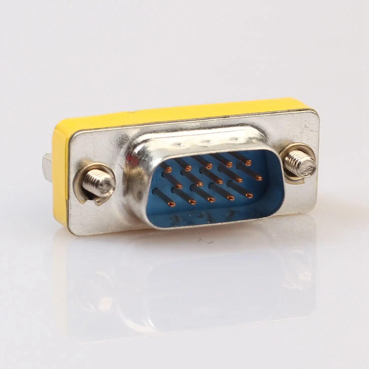 DB15 MINI Gender Changer адаптер RS232 Com D Sub для мужчин и женщин штепсельный разъем VGA 15
