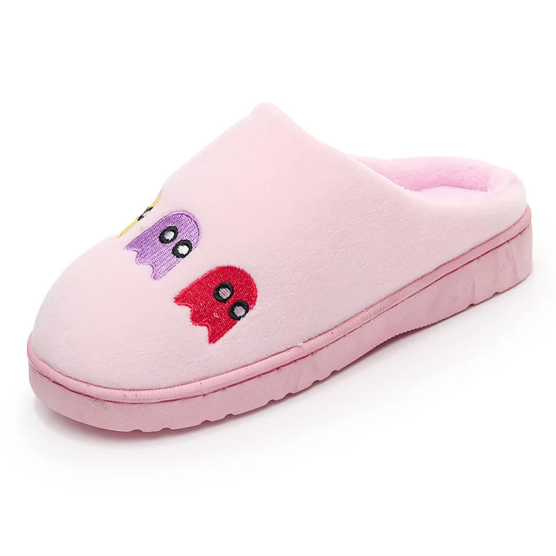 CuddlyIIPanda 2019 зимние тапочки с мультяшным призраком Хлопковые женские домашние