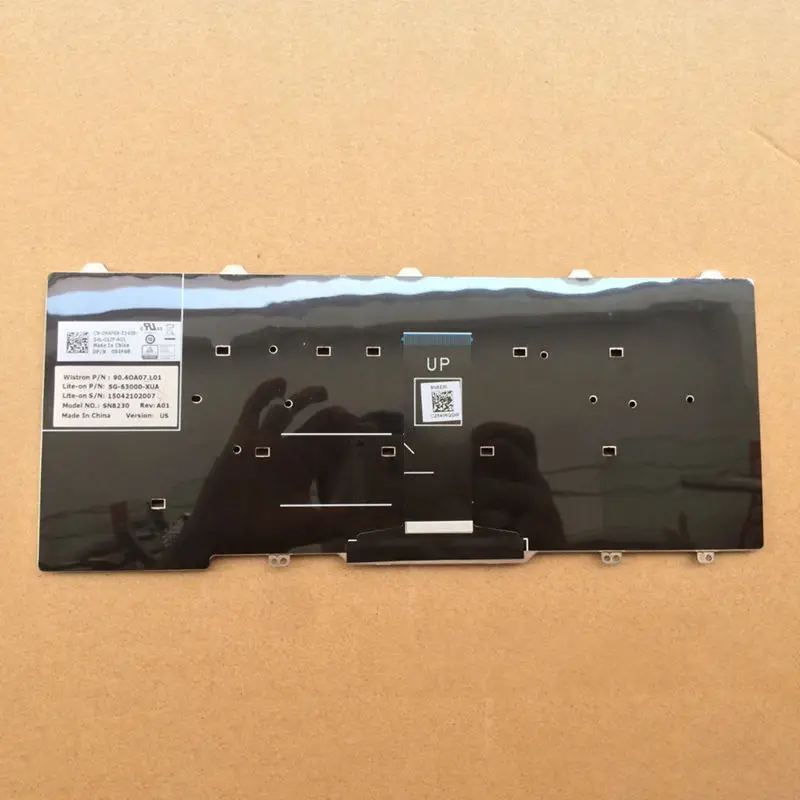 Новая английская клавиатура для ноутбука Dell Latitude 3340 E3340 7350 E5450 E7450 5450 7450 Версия США