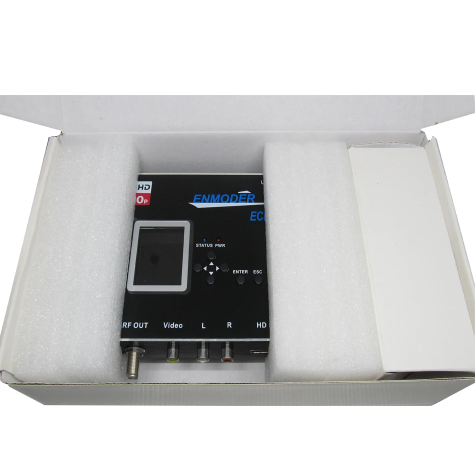 HDMI модулятор DTMB к цифровой кодировщик 1 Route 1080P RF передатчик MJZSEE EMB280WD|Теле- и