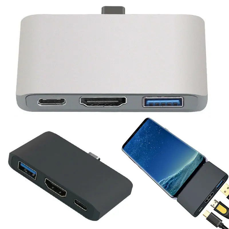 Адаптер для мобильных телефонов USB 3 1 Тип C к HDTV HDMI USB3.0 адаптер в Портативный
