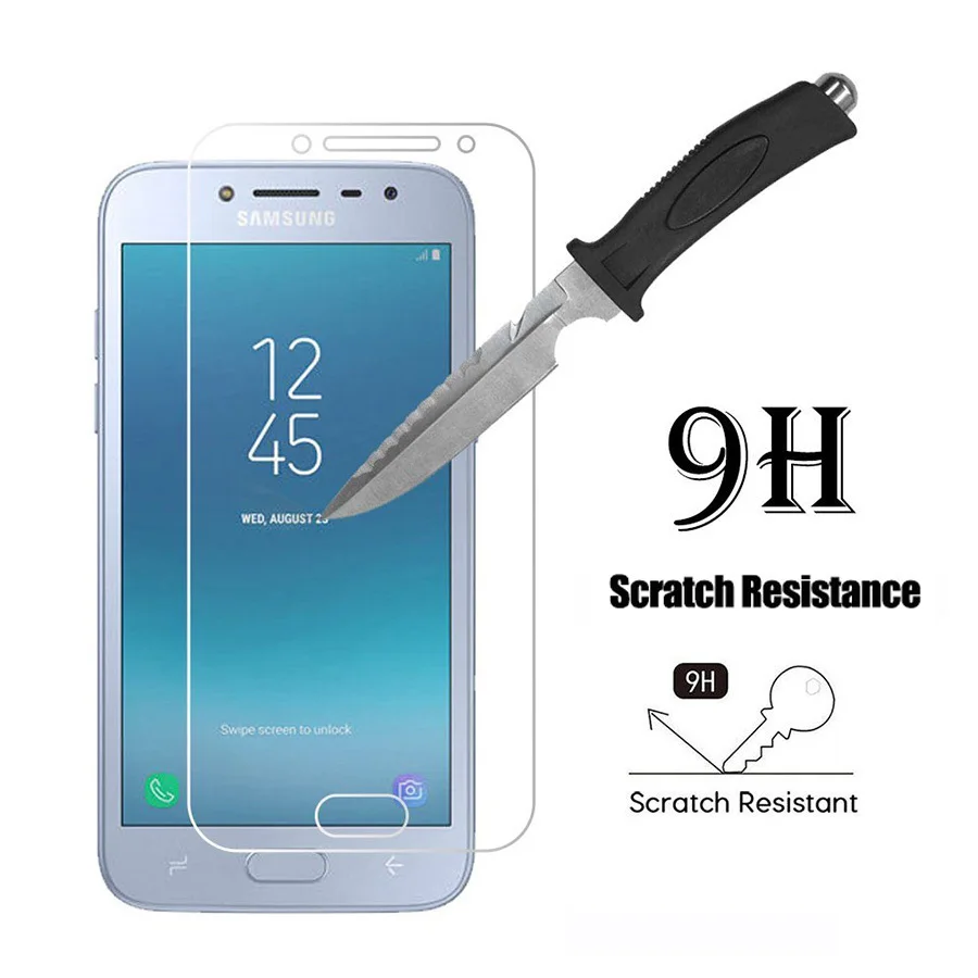 2 шт. Защитная стеклянная пленка для Samsung Galaxy J2 2018 защита экрана Pro 9H закаленное