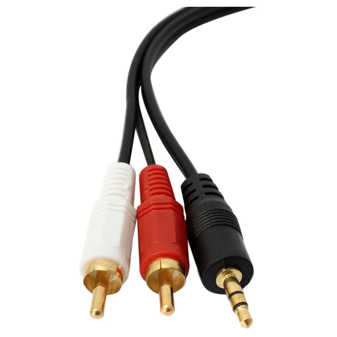 1 5 м Золото 3 мм 1/8 "штекер мини 2 RCA стерео Phono аудио кабель динамика|Кабели USB| |