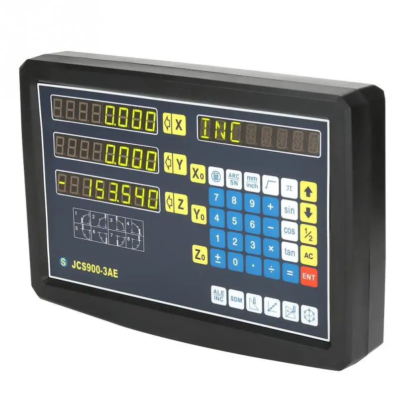 JCS900 3AE 100 мм/300 мм/500 мм Цифровой считываемый линейный шкаловый кодировщик 110 240 В