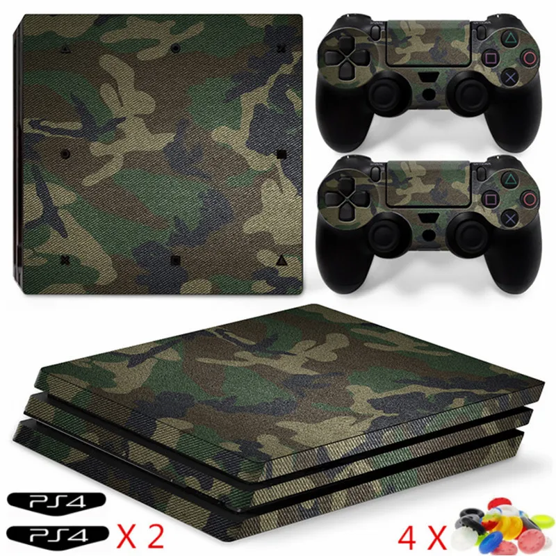 Наклейки для Ps4 Pro виниловые наклейки PS4 Skin консоли и 2 контроллера (включая
