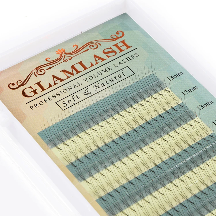 Накладные ресницы GLAMLASH Premium 2D 3D 4D 5D 6D русские объемные веерные норковые