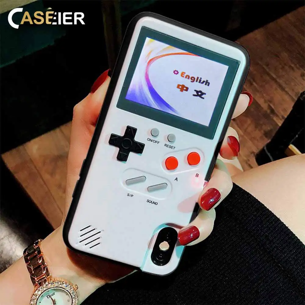Чехол для телефона CASEIER Girl Boy Game iPhone 11 Pro Max 7 X XR XS MAX цветные Чехлы экрана 8 6 6S Plus