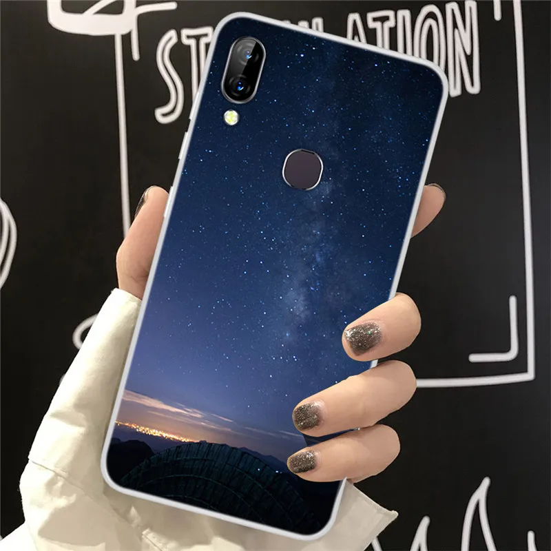 Популярный чехол для Lenovo S5 Pro популярный Мягкий ТПУ с принтом телефона задняя