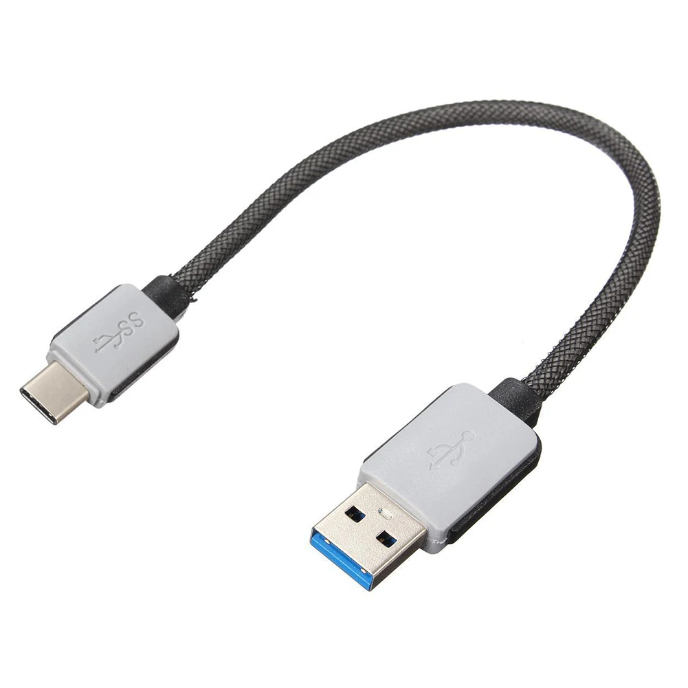 2х USB-C 3 0 адаптер Соединительный кабель для передачи данных 15 см черный |