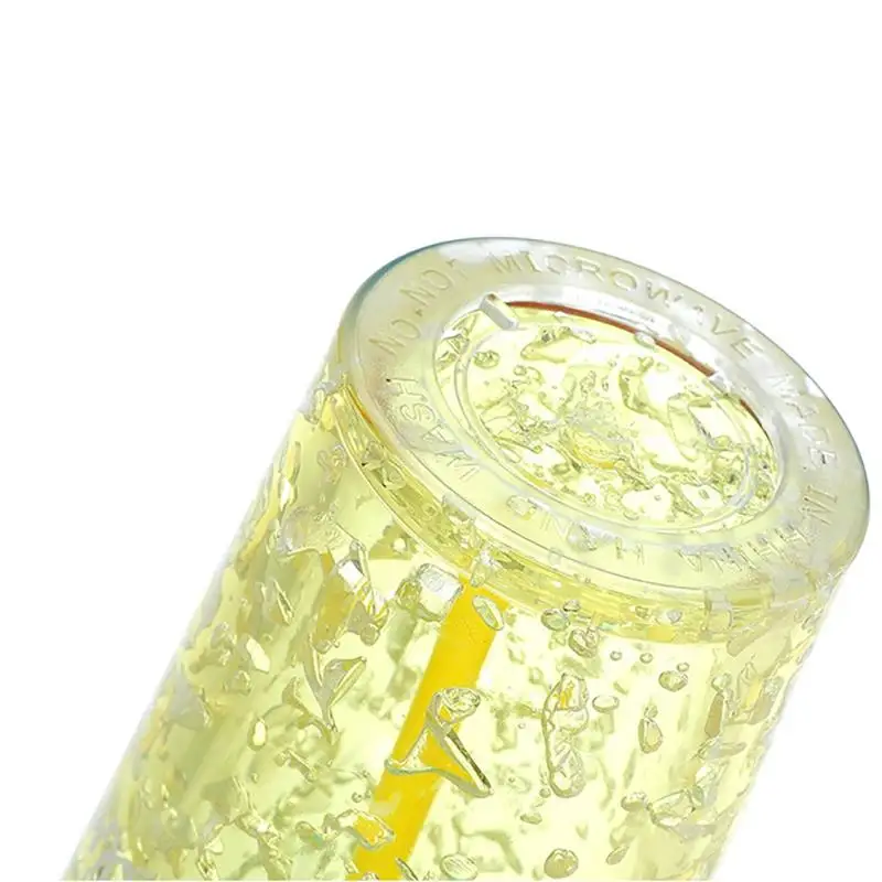 650Ml Summer Cola Shake Cup Healthy Seal Letter Plastic Ice Kettle Cool Sandwich Food Outdoor Travel Drinking Water | Дом и сад