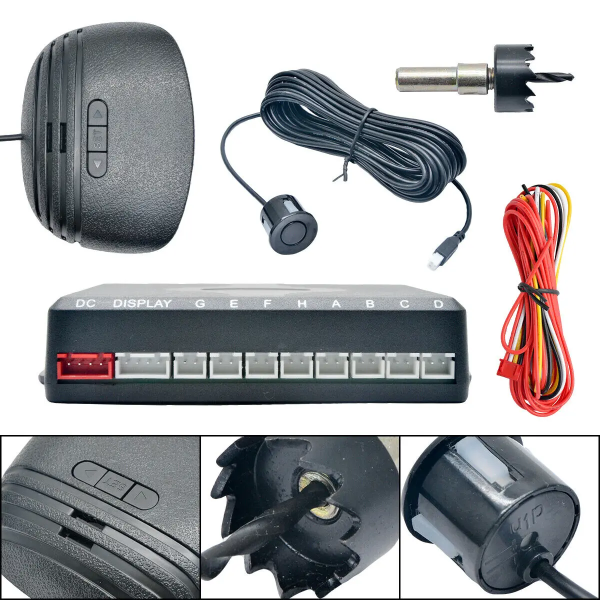 Флэш дисплей заднего вида с радаром хода|Датчики парковки| |