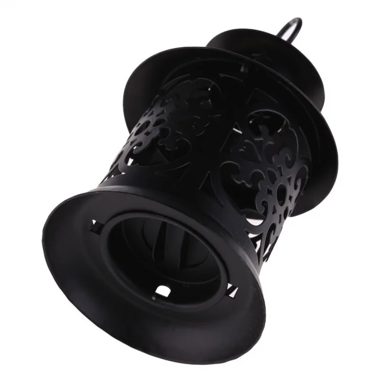 Железный Марокканский Стиль Подсвечник осветительный фонарь (черный) - купить по