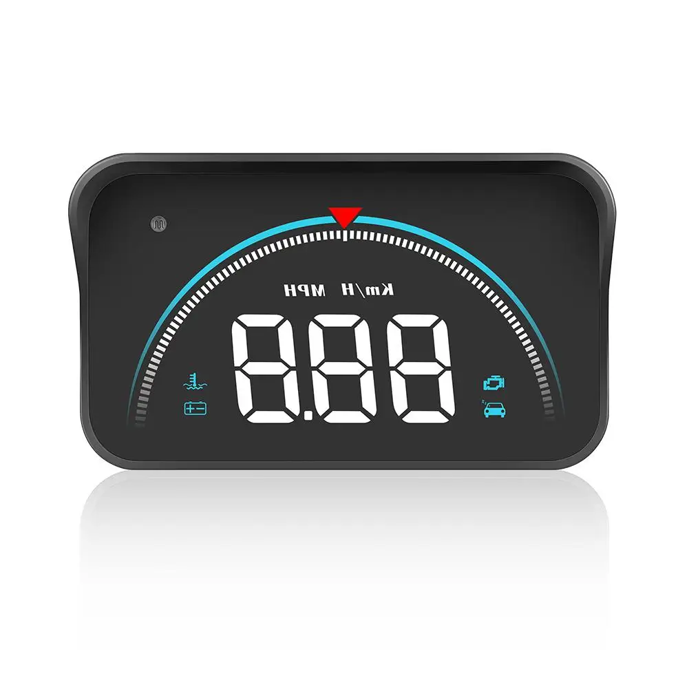 Автомобильный OBD2 дисплей на голову цифровой Hud Спидометр цветной лобовое стекло