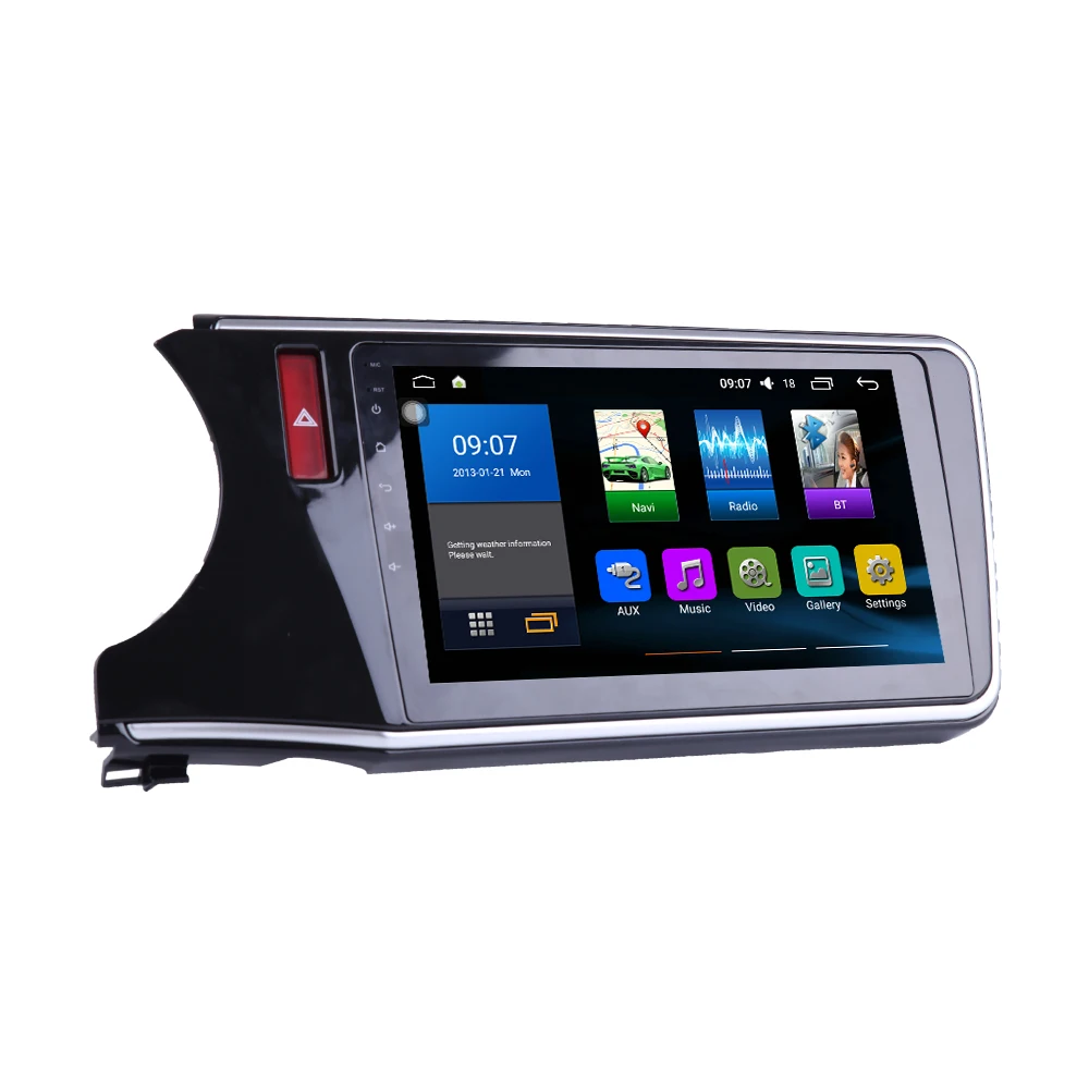 Восьмиядерный 1024*600 Android 8 1 автомобильный DVD GPS навигационный плеер Deckless стерео для