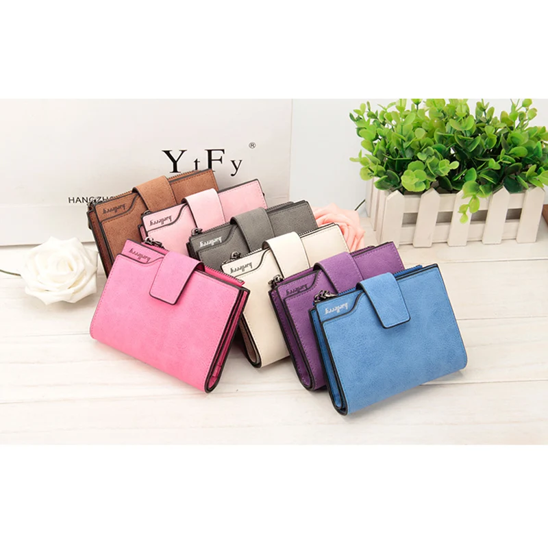 Женский кошелек с отделением для карт небольшой тонкий роскошный брендовый