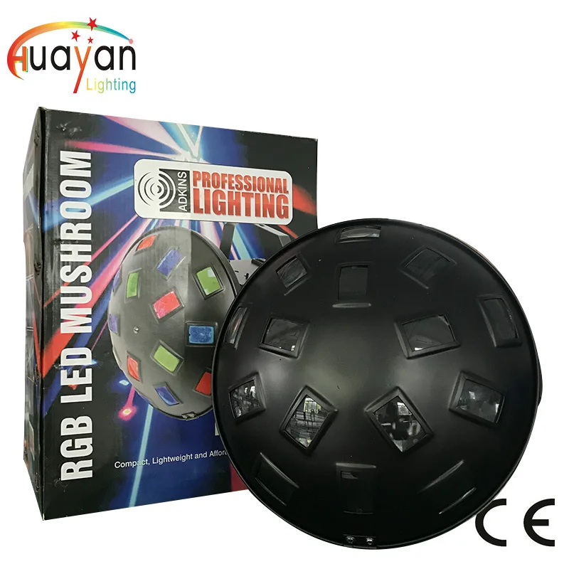 Большая скидка: 2*9 Вт трехцветный RGB светодиодный Гриб скандалл DJ Демо звуковые