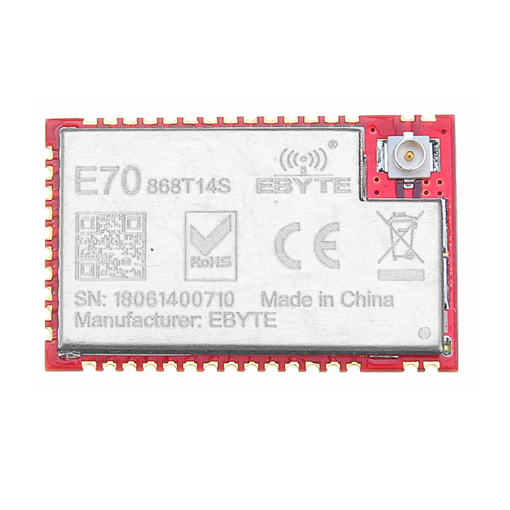 CLAITE CC1310 868 МГц радиочастотный беспроводной модуль E70 868T14S2 IOT 25 МВт трансивер SMD UART