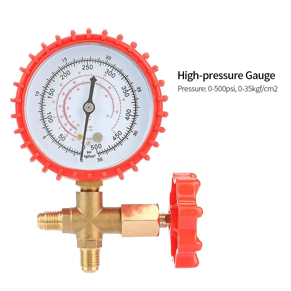 Манометр Хладагента Кондиционер перезарядки манометры манометр клапан для R12 R502