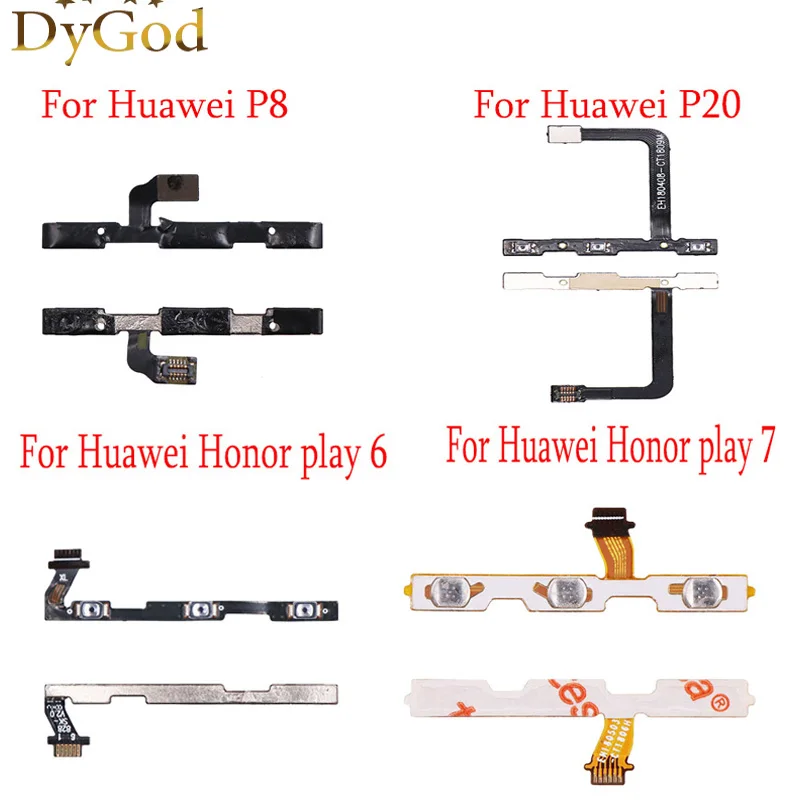 DyGod для Huawei Honor play 6 7 Боковая кнопка питания + увеличения/уменьшения громкости FPC