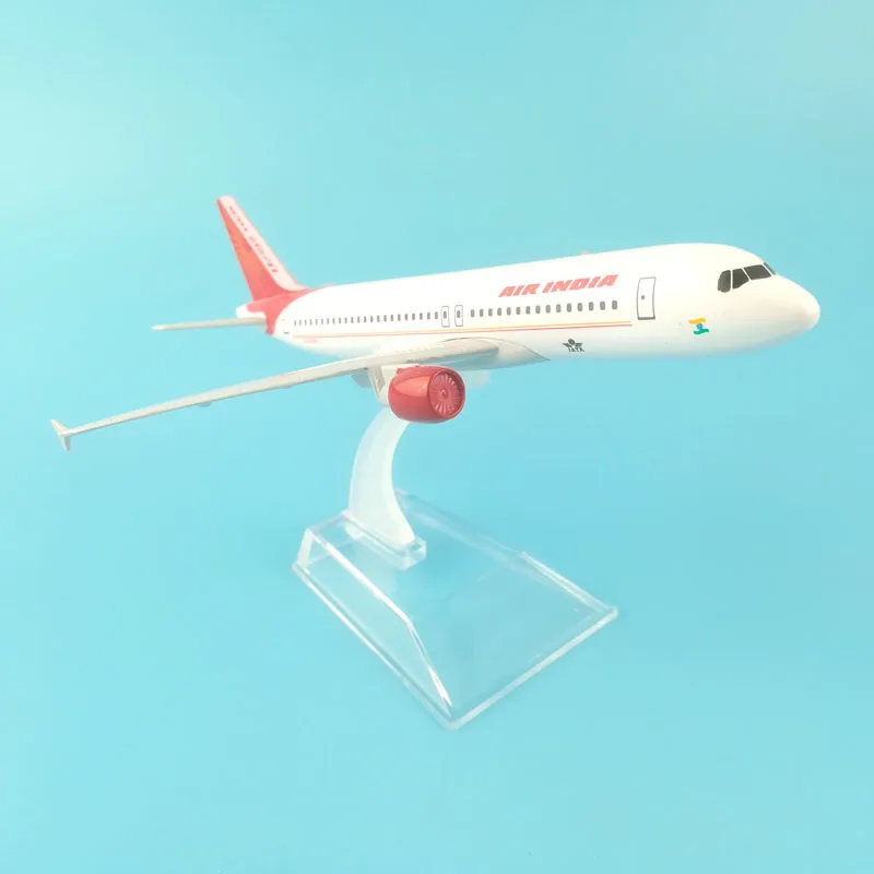 Модель самолета 16 см модель из Индии аэробус A320 под давлением металлические