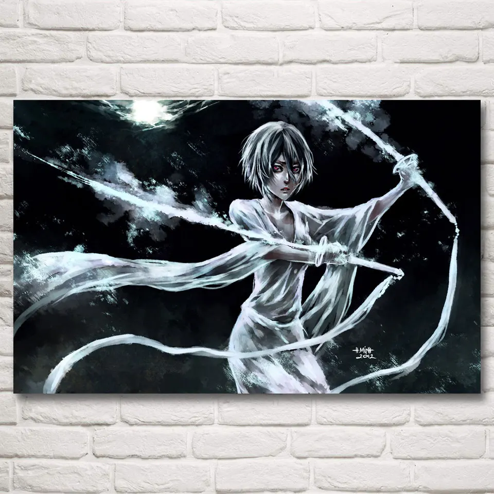 

1 Pieces Canvas BLEACH Kurosaki Ichigo Anime Poster Modern Home Decor For Living Room Wall Canvas Print Pictures Painting