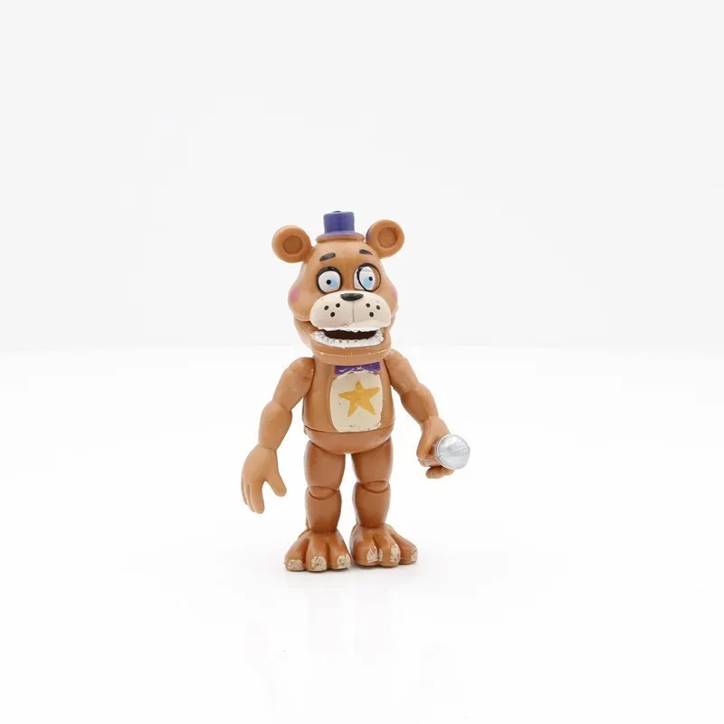 6 шт./лот фигурки Five Nights At Freddy's FNAF Foxy Chica Bonnie Freddy куклы с героями мультфильмов 10 см