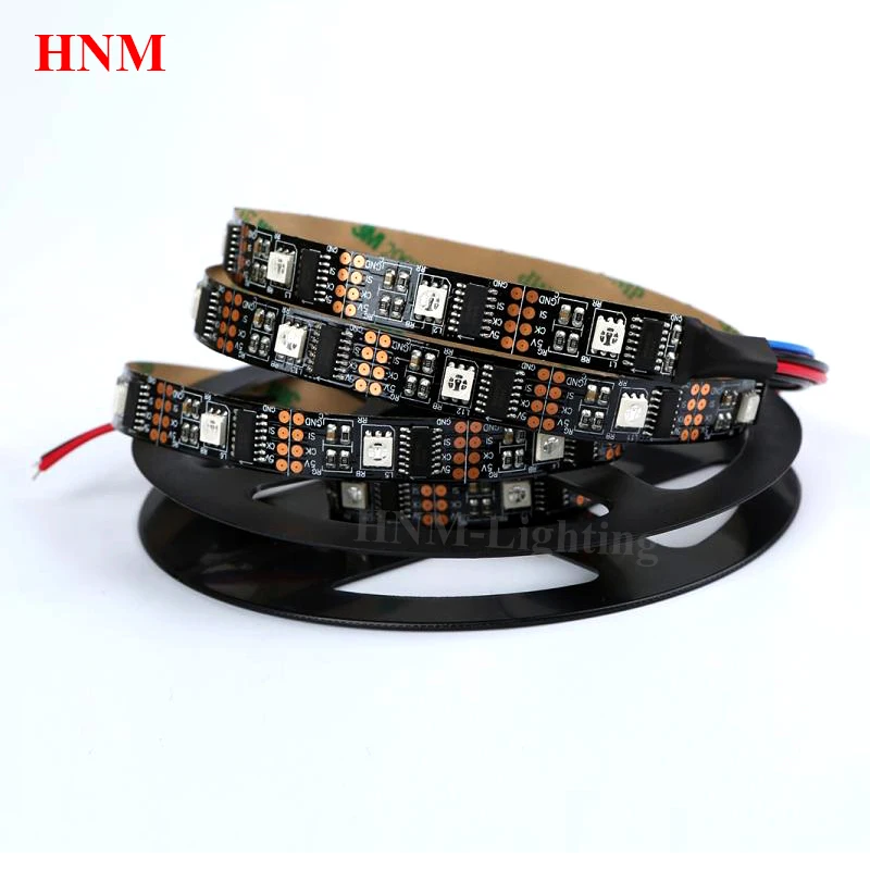 5M 32 светодиодный s/м цифровой RGB пикселей WS2801 полосы светильник 5050 SMD адресуемых