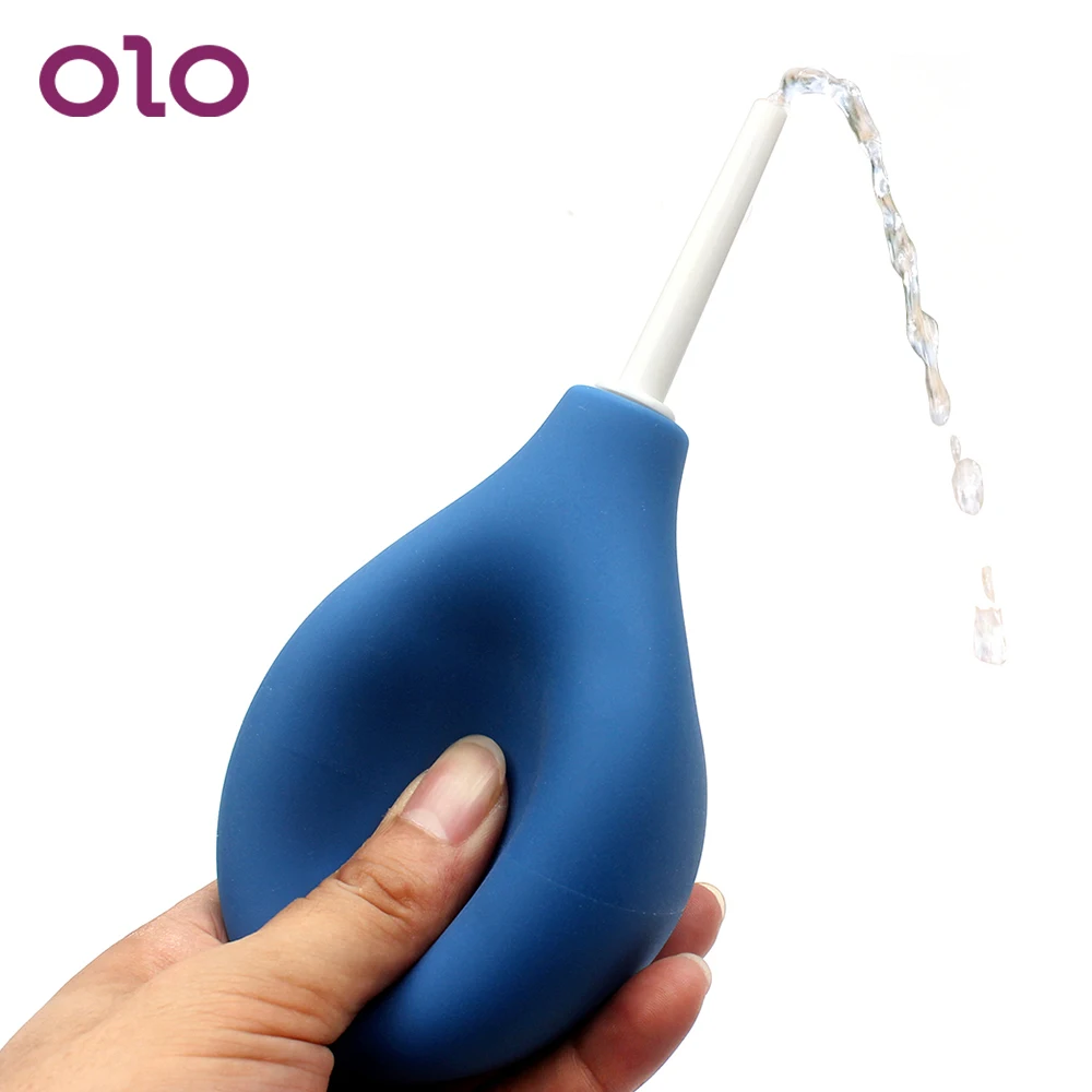 Оло анальный &amp влагалище ректальные клизмы шприц Douche очиститель киска
