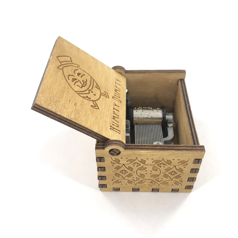 Anonymity hand crank Humpty Dumpty Music Box For Christmas Day Gifts Game of Thrones theme | Дом и сад