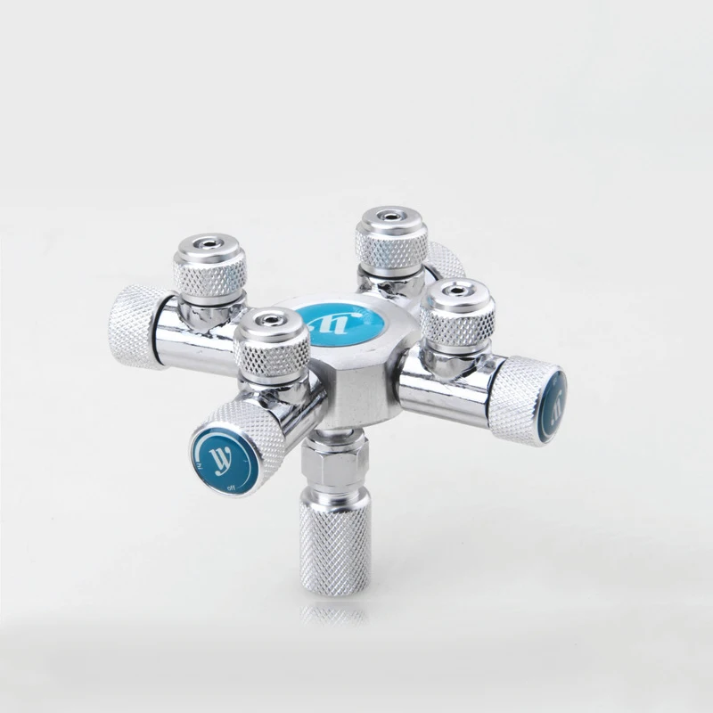 Аквариум СО2 распределитель разделитель игольчатый клапан мульти ходовой