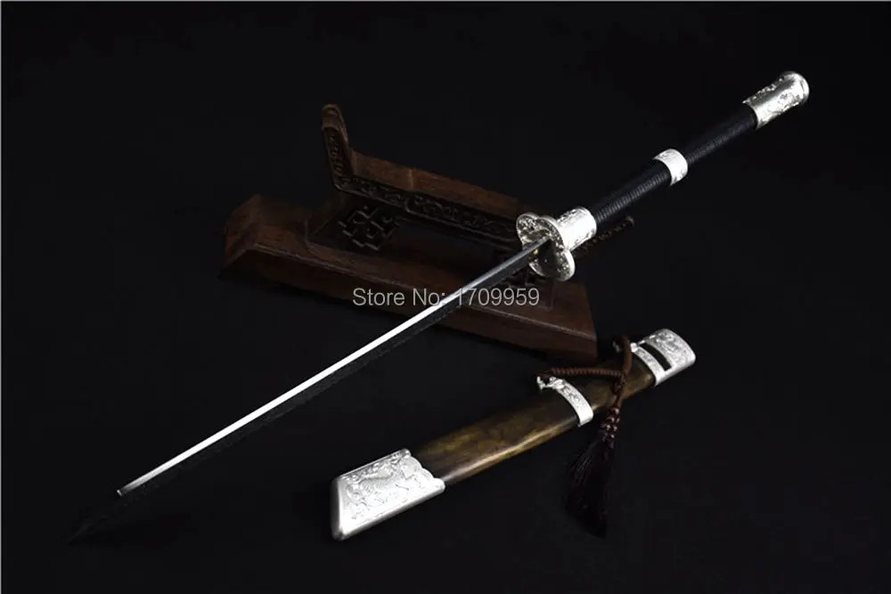 Китайский KungFu Broadsword династии Цин меч Кайлин да дао сильный высокомарганцевый