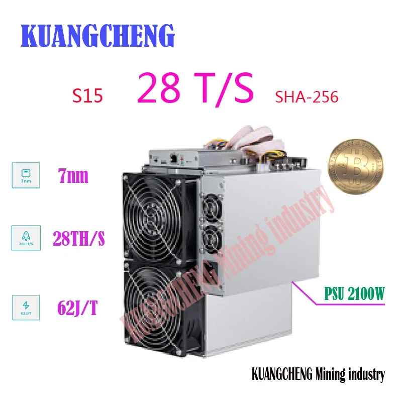Майнер биткоинов AntMiner S15 28T с блоком питания S9 S9i S9j T9 + WhatsMiner M3 M10 M10S|Серверы| |