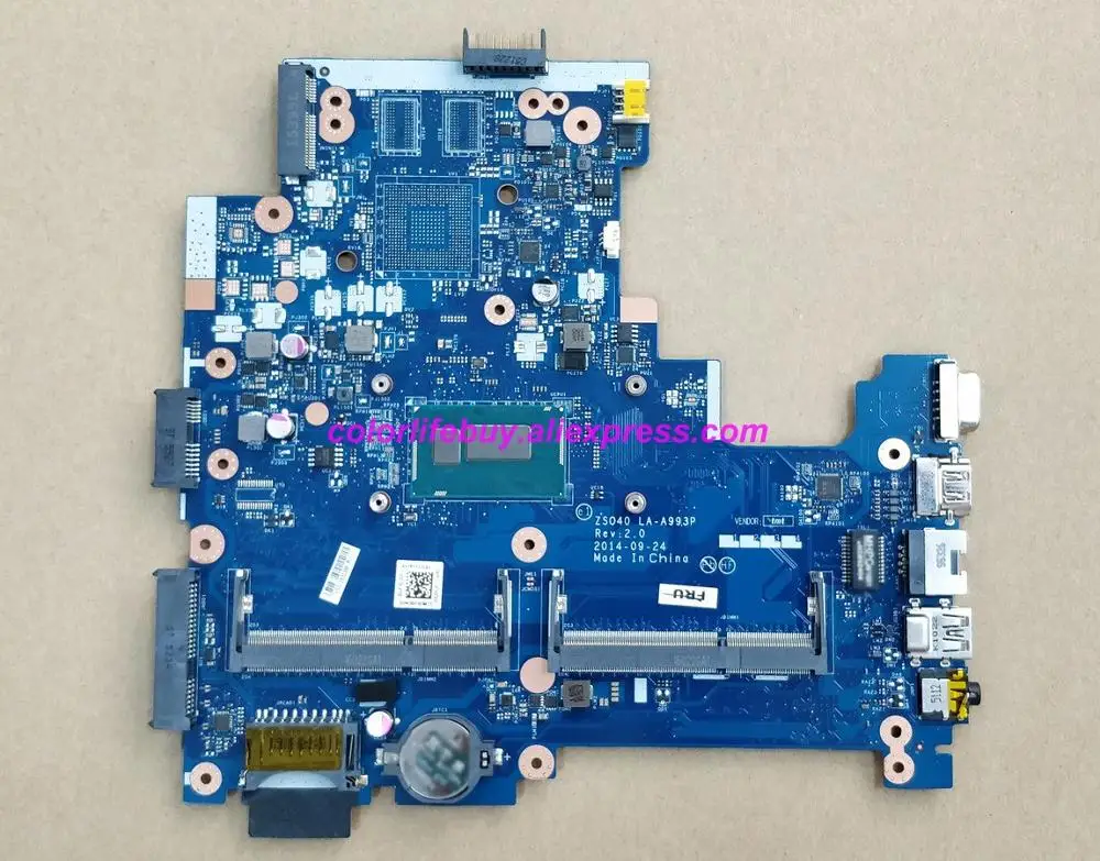 

Genuine 755835-001 755835-501 755835-601 ZSO40 LA-A993P w i5-4210U CPU Laptop Motherboard for HP 14-R Series 240 G3 NoteBook PC