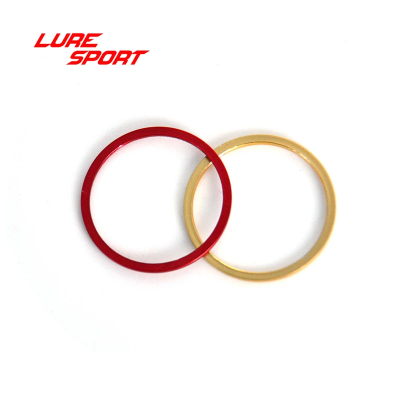 LURESPORT 12 шт. Алюминиевая Обшивка кольца для проверки ветра H 1 мм удочка ремонта