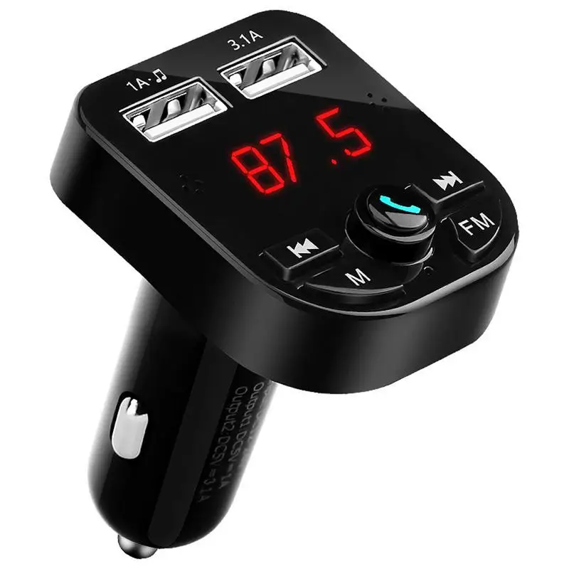 Автомобильный Радио Прикуриватель Авто зарядное устройство MP3-плеер Bluetooth