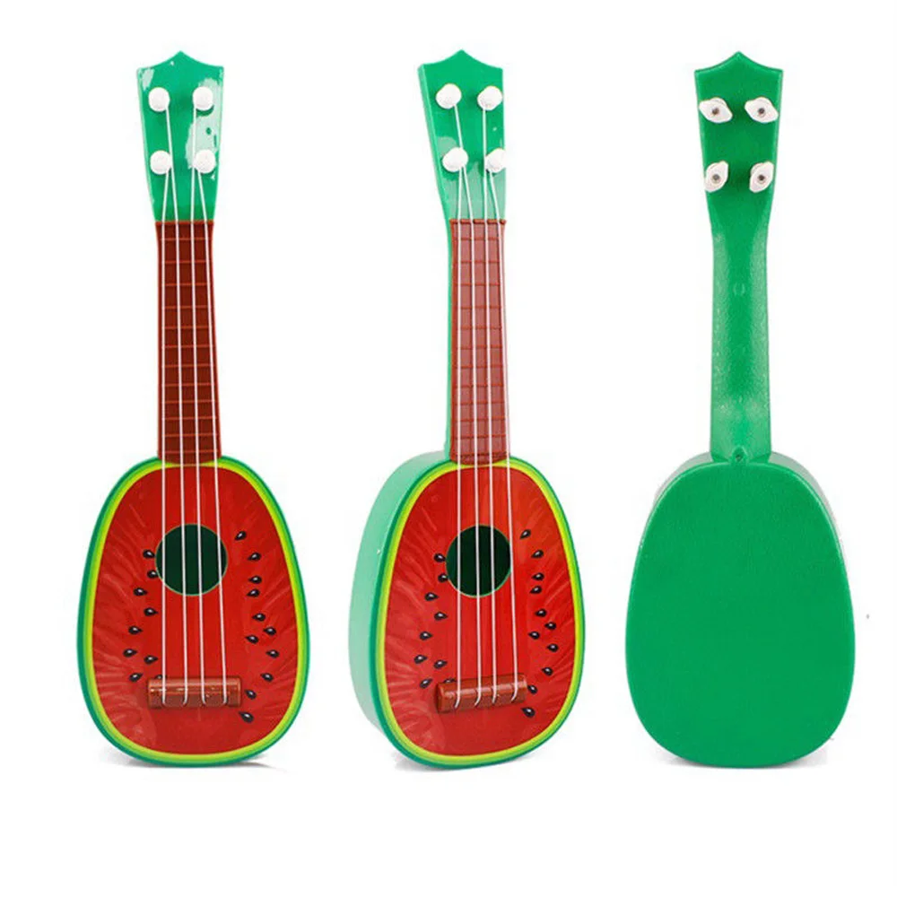 Модная мини-гитара детская игрушка фруктовая музыкальная гитара инструмент