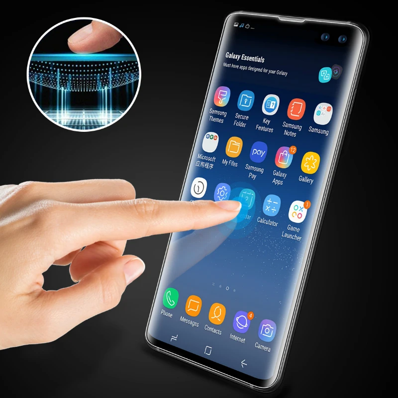 3D ПЭТ пленка для Samsung Galaxy S10 5G S10Plus S10E S9 S8 Plus S7 S6edge Note9/8 Защитная экрана прозрачное