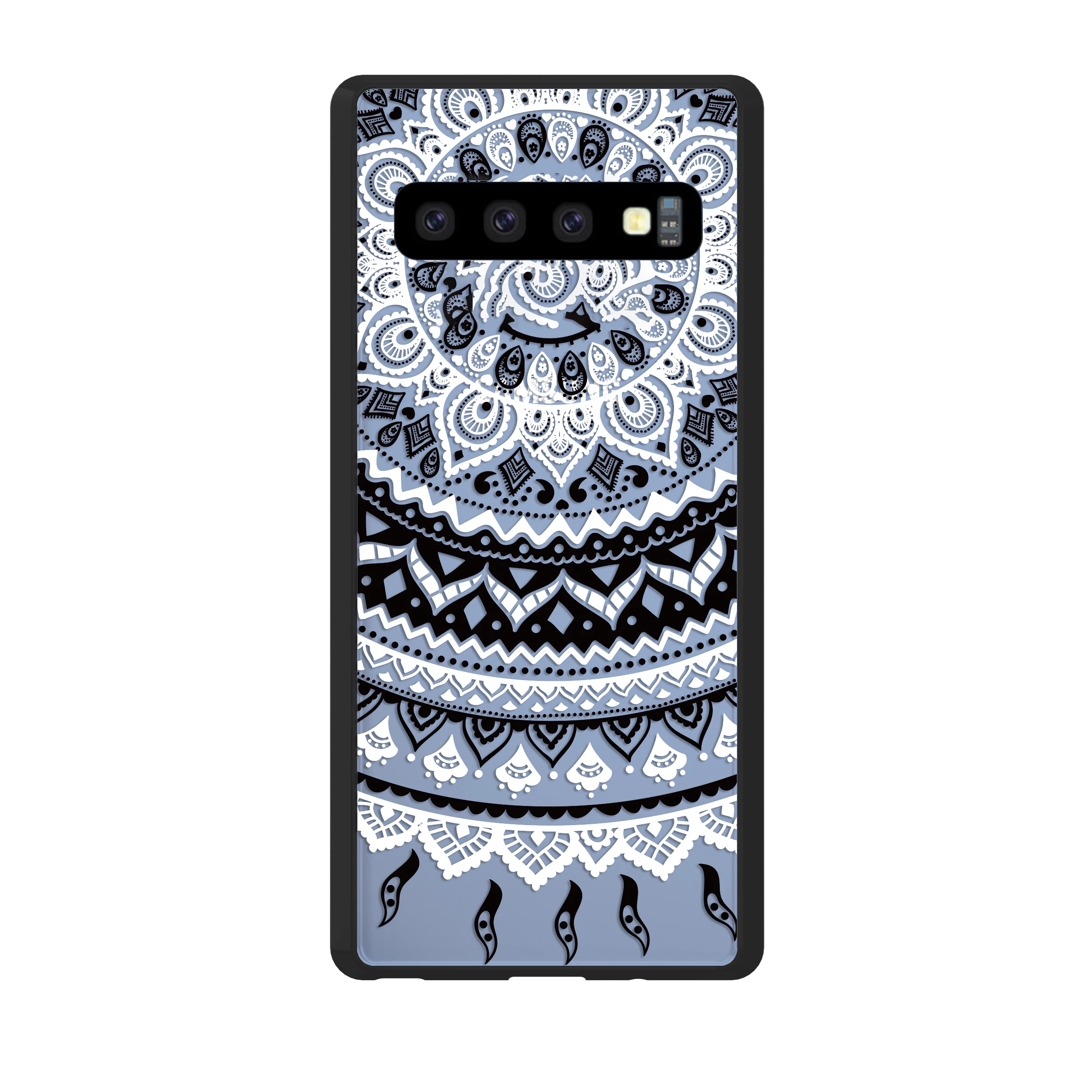 Футляр для samsung Galaxy S10 чехол Plus цветы дурмана Жесткий ПК Мягкий край Защитная