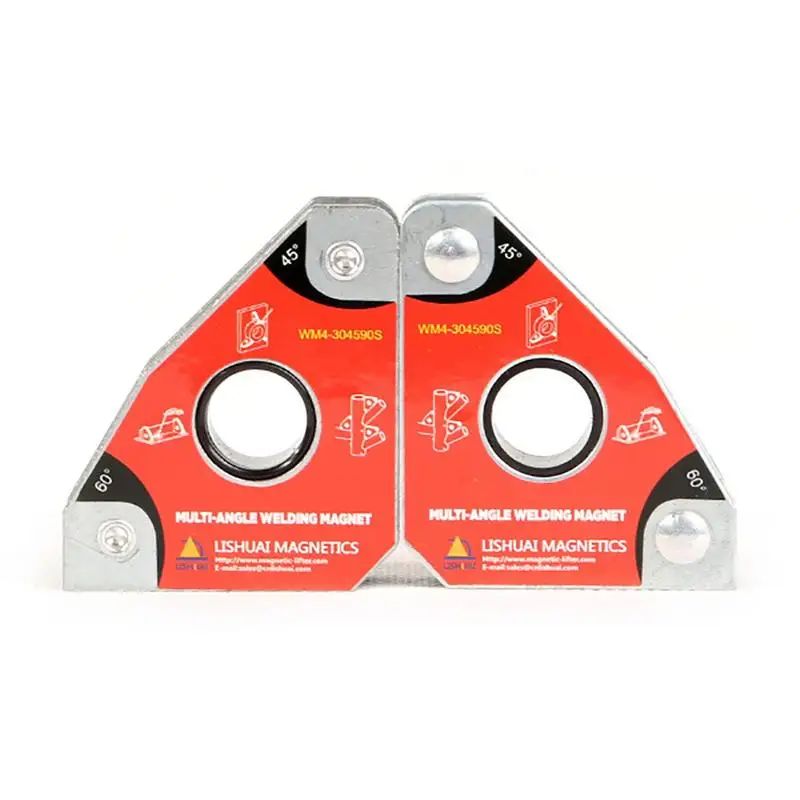 

2pcs Multi-angle 30/60/45/90Degree Welding Magnets Holder Corner Welding Magnets Internal&External Fixator Soldering Tools Parts
