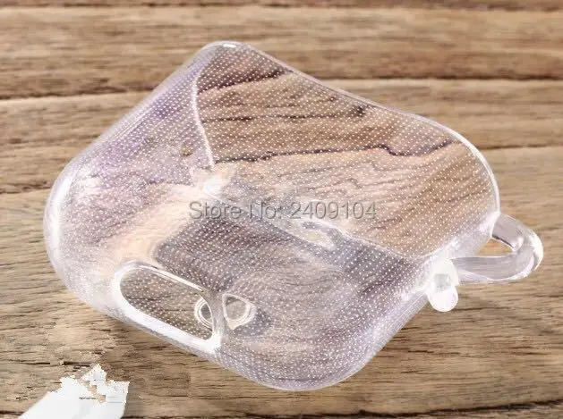 200pcs new TPU transparent Shock Proof Protective Cover Case For Apple for AirPods funda protector clear Earphones case with box |