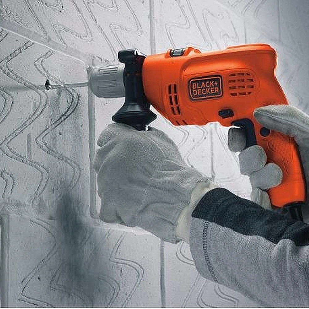 Ударная дрель 500 Вт Black+Decker KR504CRE XK|Электрические дрели| |